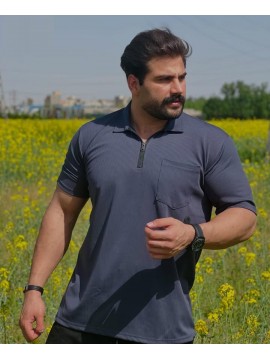 تیشرت نیم زیپ کد 3228